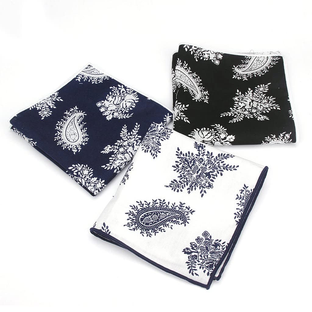Męskie poszetki, Garnitury Chusteczki kieszonkowe 25cm*87cm Męskie chusteczki do nosa Kratka Moda Ręcznik na klatkę piersiową Chusteczka(Black)