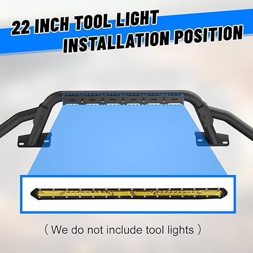 Miniatura 7 de ROXX Protector de cepillo delantero para accesorios Ford Bronco, protector de parachoques delantero Off Road Bolt-On Bar compatible con Bronco 2021