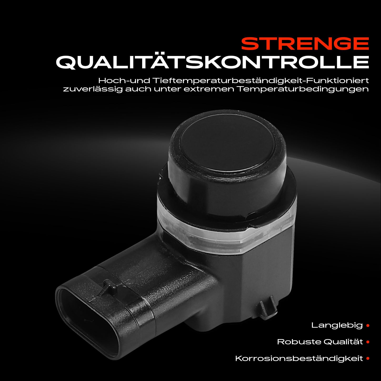 Frankberg 4x Parksensor Vorne Kompatibel mit A3 8P1 1.2L 2003-2012 T.i.g.u.a.n 5N 1.4L 2007-2018 Toura.n 1T1 1T2 1.4L 2003-2010 Toura.n 1T3 1.2L 2010-2015 Replace# 1T0919275A