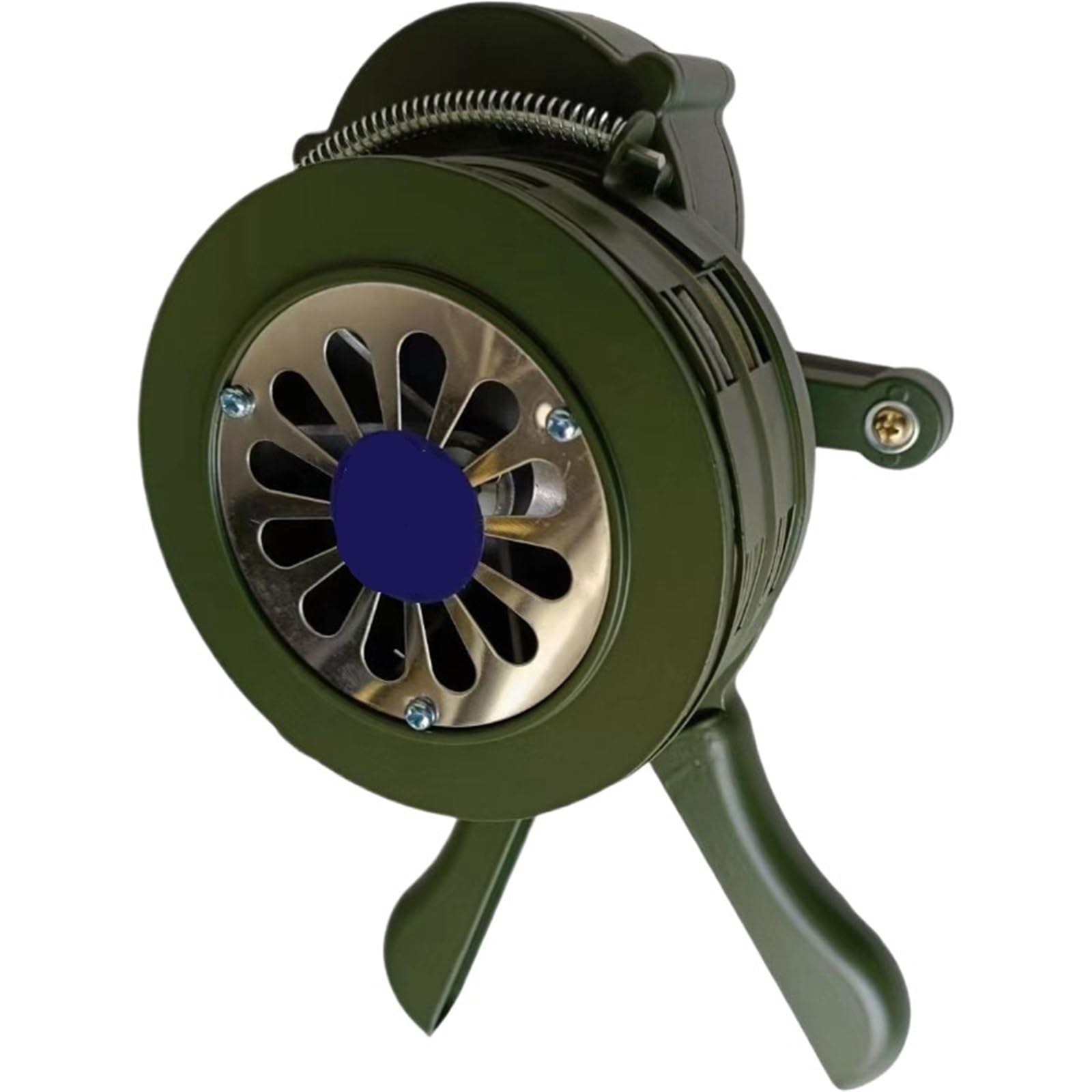 AMZBNEIDI Stainless Steel Hand Meat Grinder for Home Use, Aluminium Alloy Hand Crank Air Raid Siren Multicolor(Green)