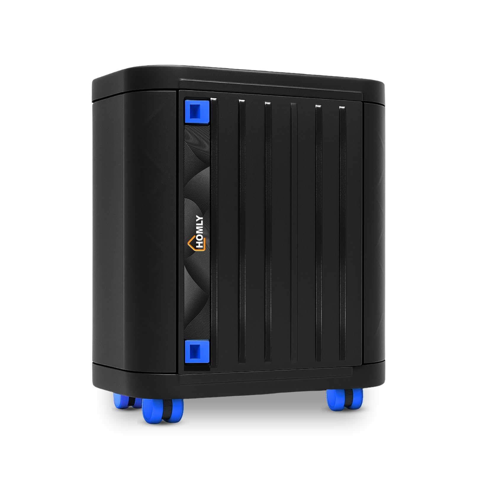 Homly Inverter & Battery Trolley with Front Door Black Blue - Image 1