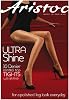 Aristoc Womens Ultra Shine Control Top Pantyhose vaguely black Small