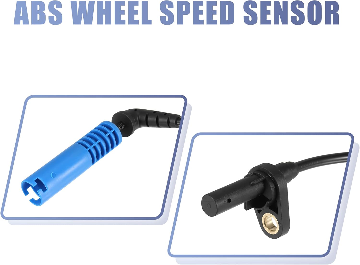 X AUTOHAUX 2pcs Front Left Right ABS Wheel Speed Sensor 34523405907 for BMW X3 2004-2010