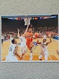 JONNY FLYNN AUTOGRAPHED 16x20 COLOR PHOTO+COA SYRACUSE VS UCONN