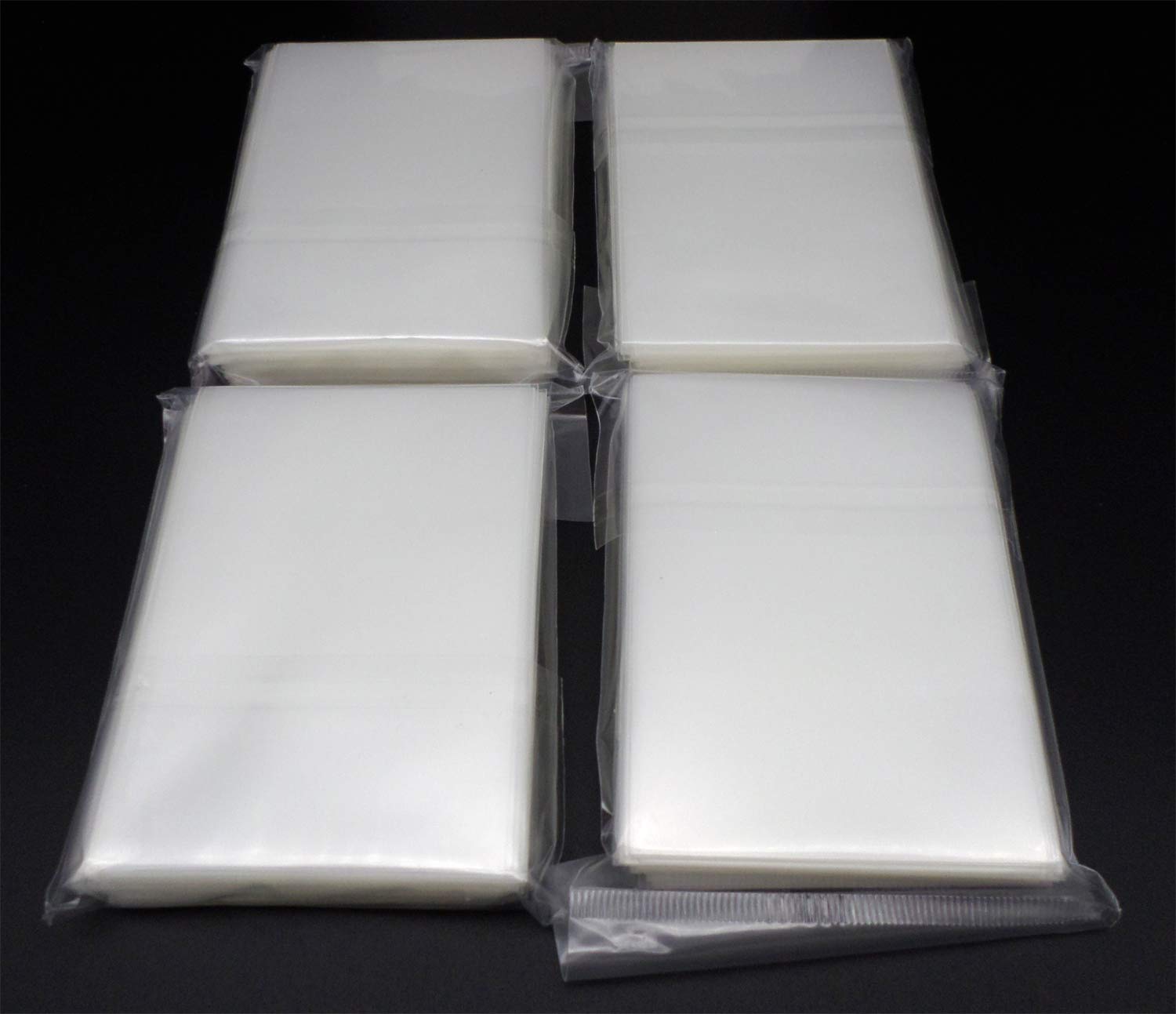 docsmagic.de 6 x 60 Mat Card Sleeves Small Size 62 x 89 - Black Blue Green Red White Yellow - YGO CFV - Mini Bustine - 4