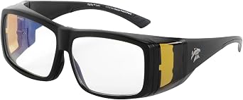 Eagle Eyes 3in1 SuperSight Interchangeable Magnetic Multi-Lens System - Sun/Night/Computer - Polarized/UV and Blue Light Blocking Lenses