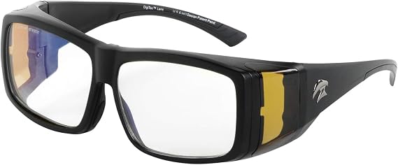 Eagle Eyes 3in1 SuperSight Interchangeable Magnetic Multi-Lens System - Sun/Night/Computer - Polarized/UV and Blue Light Blocking Lenses