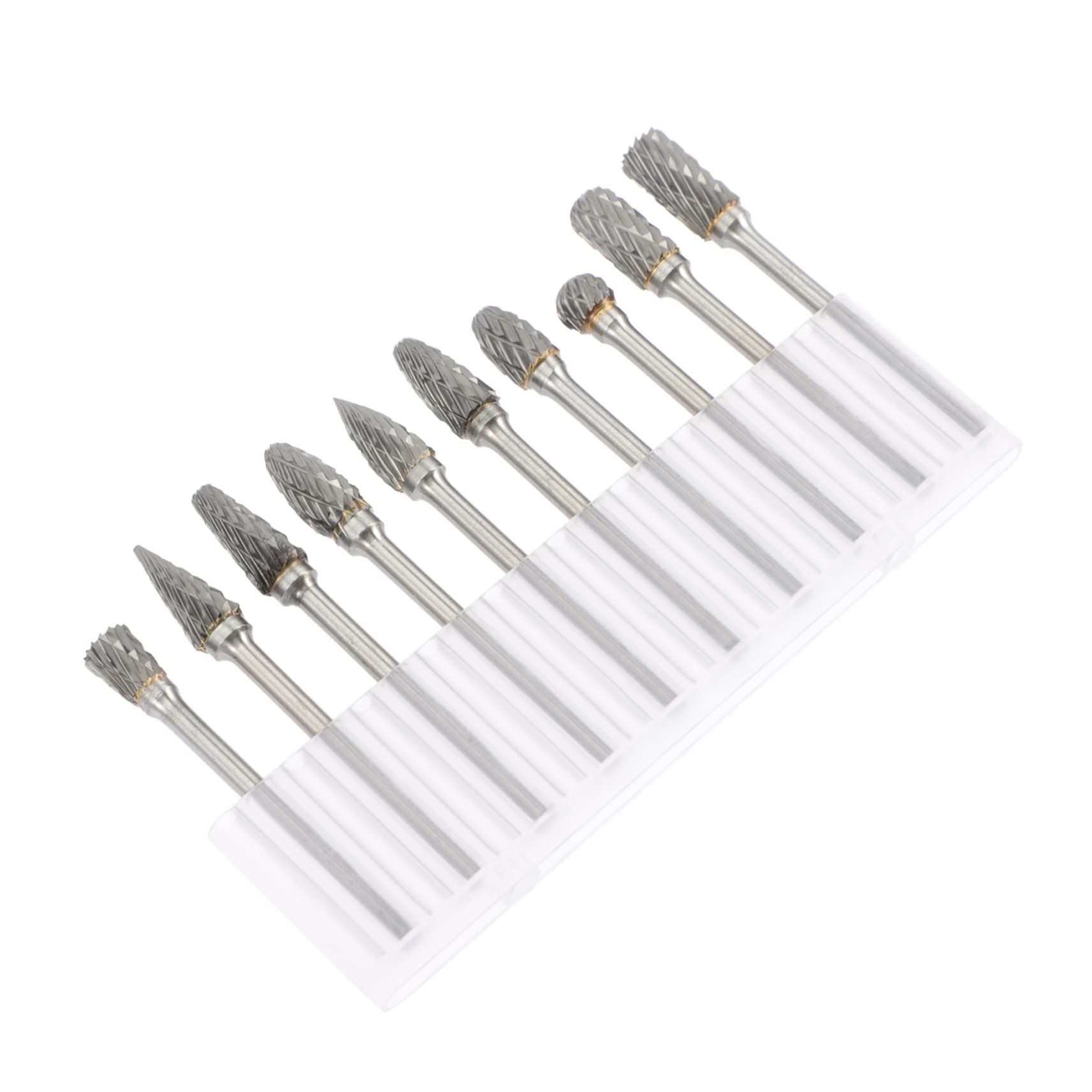 Limes rotatives pour perceuse SEWACC | Set de 10 pièces pour sculpter et polir