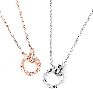 [ハルジオ] 2点セット ペアネックレス ペア レディース メンズ カップル お揃い シルバー ゴールド 細め レディースネックレス 人気 チェーン 細い アクセサリー ジュエリー ペンダント 普段使い 結婚式 大人 プレゼント