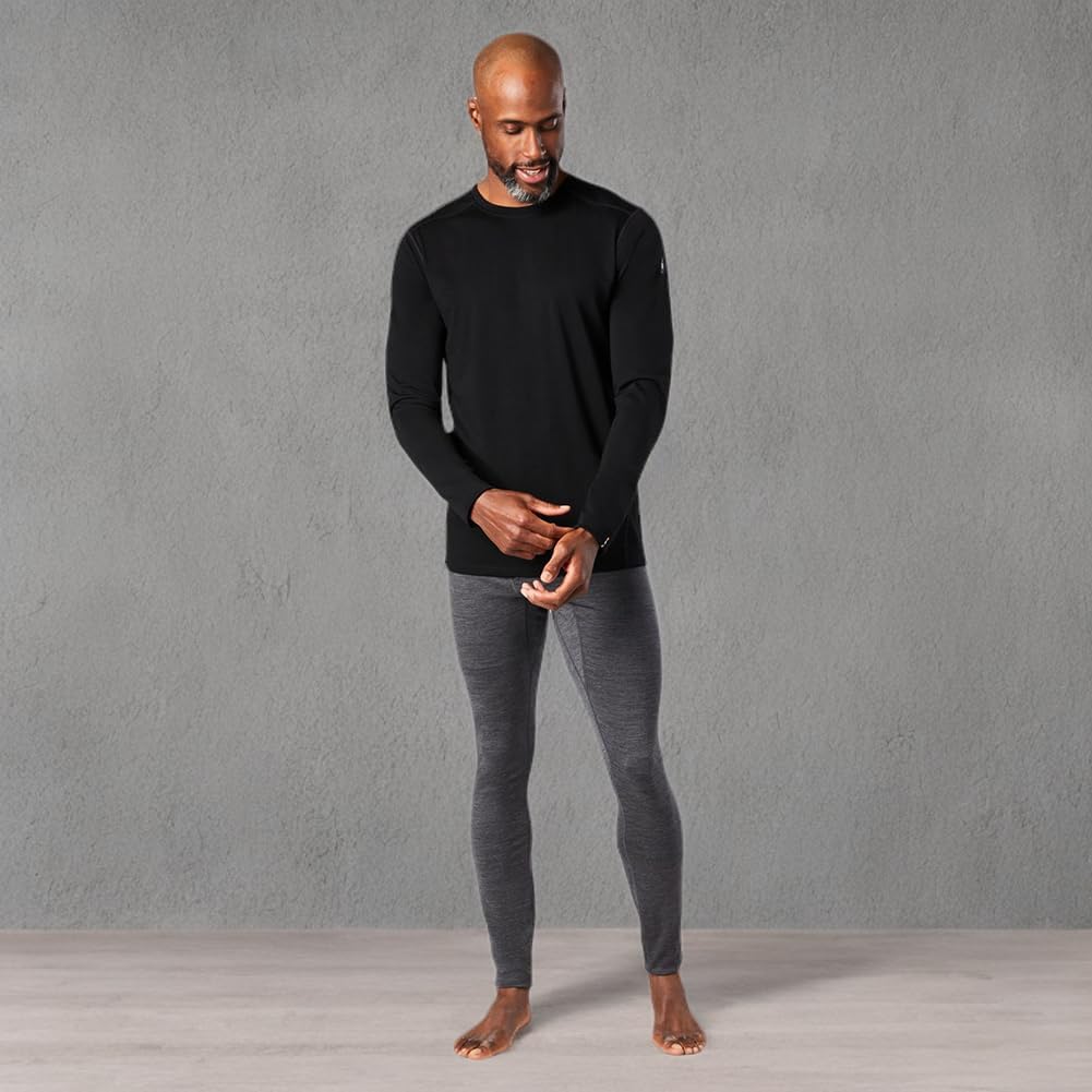 Smartwool Capa base de merino clásica para hombre, manga larga