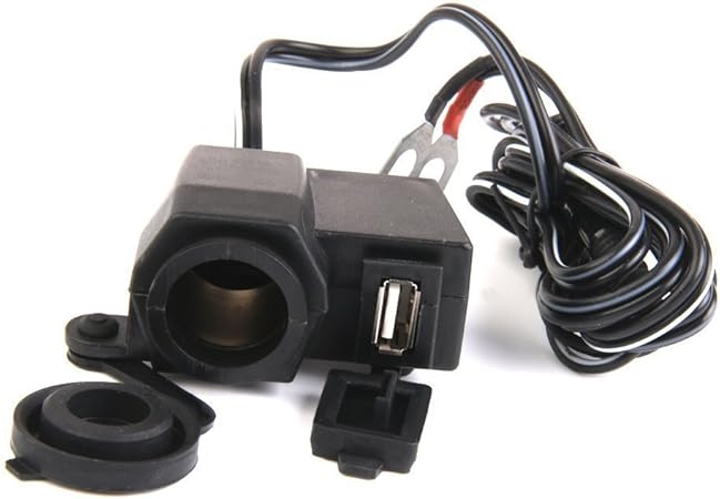 Amazon オートバイ用 Dc 12v 防水 シガーライター ソケット プラグ Usbポート 電源ポート Iphone 充電 バイク用 シガーソケット 車 バイク