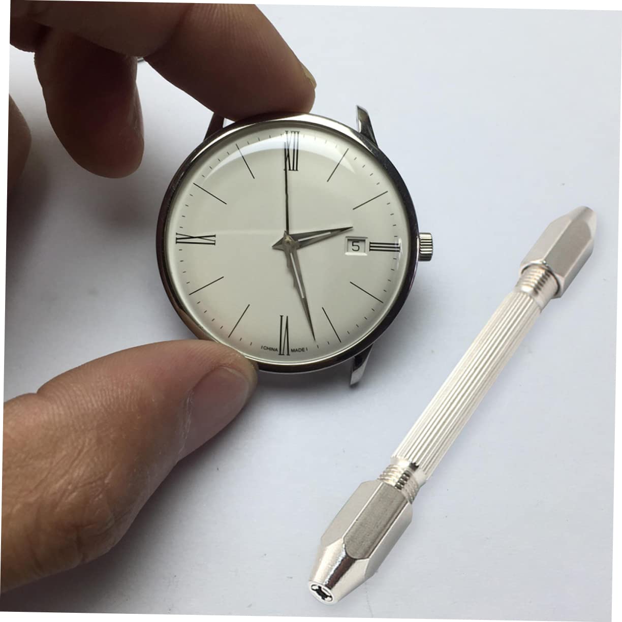 AUTSUPPL 6 Pcs Drill Pin Vise Hand Auger Watch Tool Mini Vise Hand Pin Watch Repair Tool Pin Vice Wire Tool Watches Watch Repair Wire Tool Brass