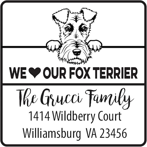 Vista 71 de Infusion Sello de goma cuadrado personalizado para raza de perro (Labrador Retriever)