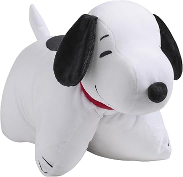 Pillow Pets Snoopy Plush Peanuts 16 Inch Soft Cozy Stuffed Animal Cuddle Companion for Kids and Adults