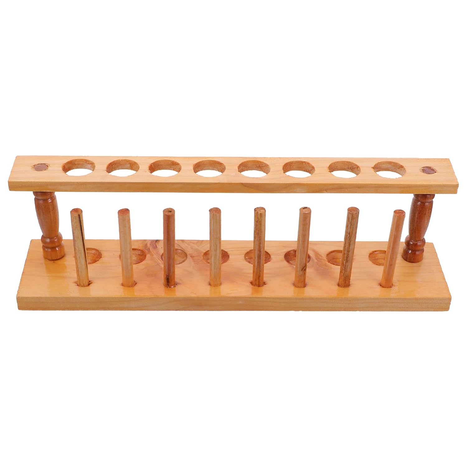 3pcs Elegant Wood Tube Holder Laboratory Test Tube Rack Storage Rack for Test Easy Insertion Eco-Friendly