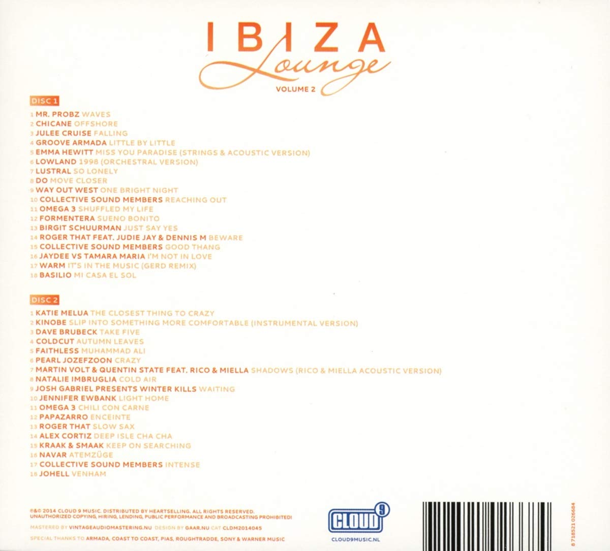 Various Artists - Ibiza Lounge Volume 2