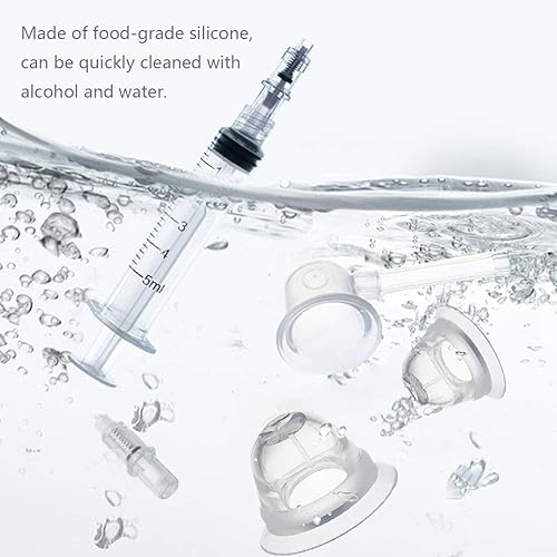 Miniatura 3 de Corrector de pezón invertido Extractor de 2 PC Aspirador de pezón Corrector Mujeres Pezones Chupones para Pezones Planos