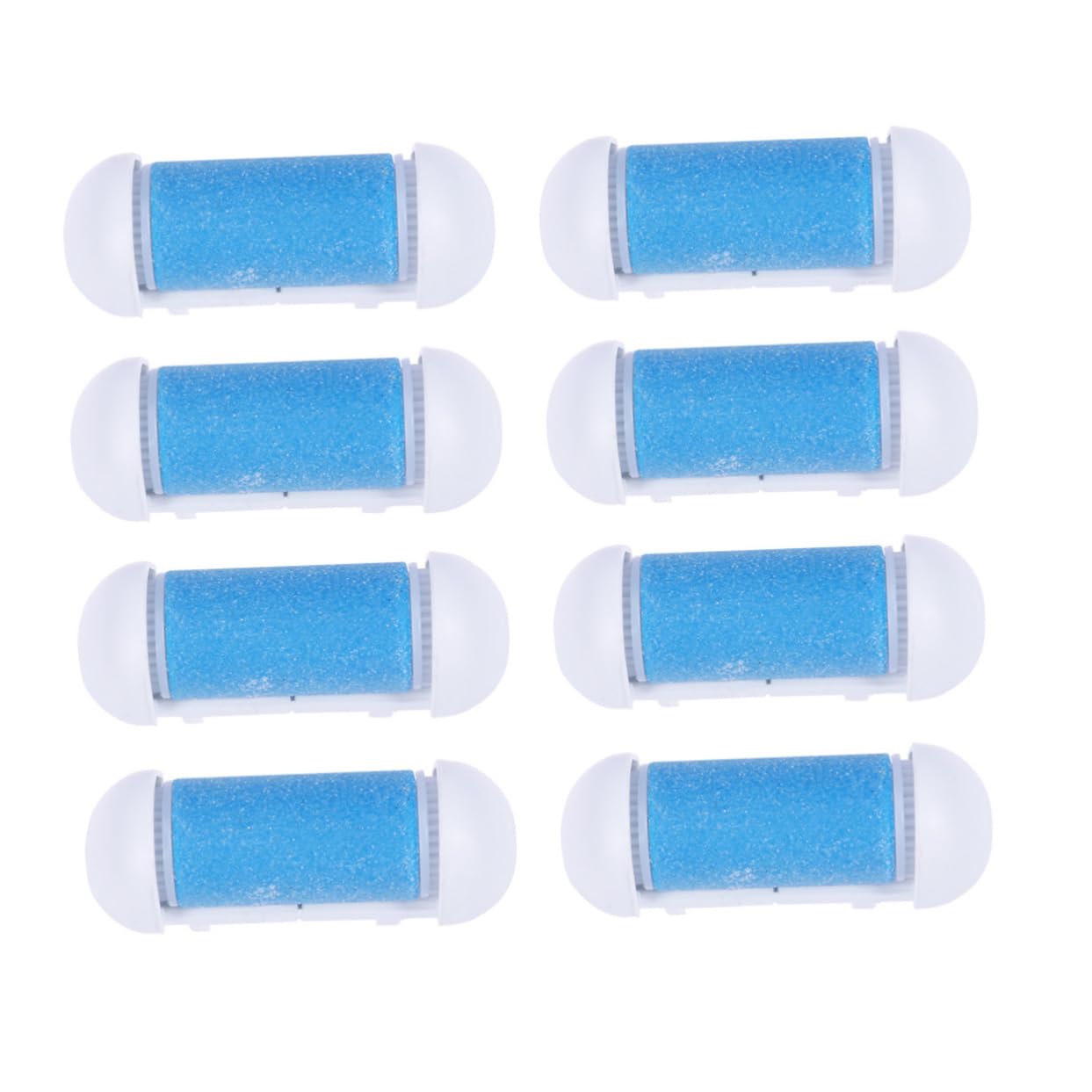 Healeved 20piezas Rodillos De Para Exfoliador De Pies Accesorios Para Remoción De Muerta y Durezas Diseño Ergonómico Resistente Al Agua Color Azul