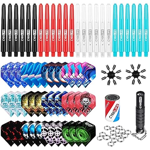 CyeeLife Dart Accessories Kit with Flights and Tools Cover