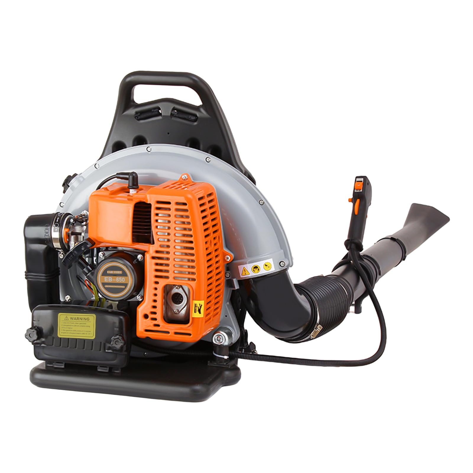 Petrol Leaf Blower, 2 Stroke 63cc Petrol Backpack Leaf Blower 1.8L Fuel Tank, 6800r/min Back Pack Garden Blowers, Adjustable Desgin, for Lawn Care Snow Blowing