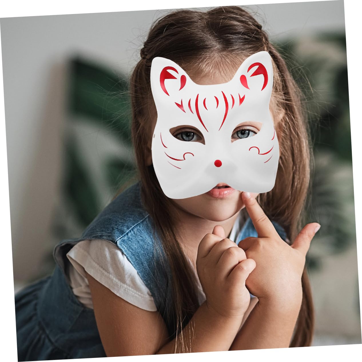 GRIRIW 2Pcs Blank Paper Masks for DIY Painting Unfinished Masks Comfortable Lightweight Paper Mache for Parties Art Projects and Creative Activities