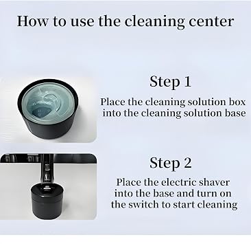 Shaver Quick-clean Base And Cleaning Liquid Compatible With Philips(3 PCS 480ml)