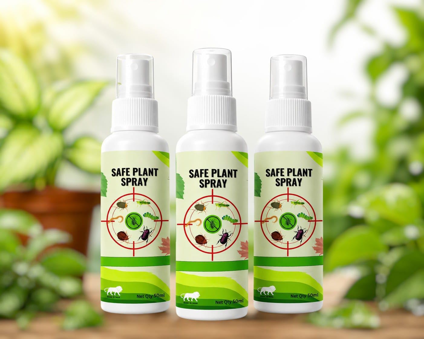 Safe Plant Spray, Plant Pesticide Spray, Pest Control for Indoor and Outdoor Plants (pack of 03) special-picture-26
