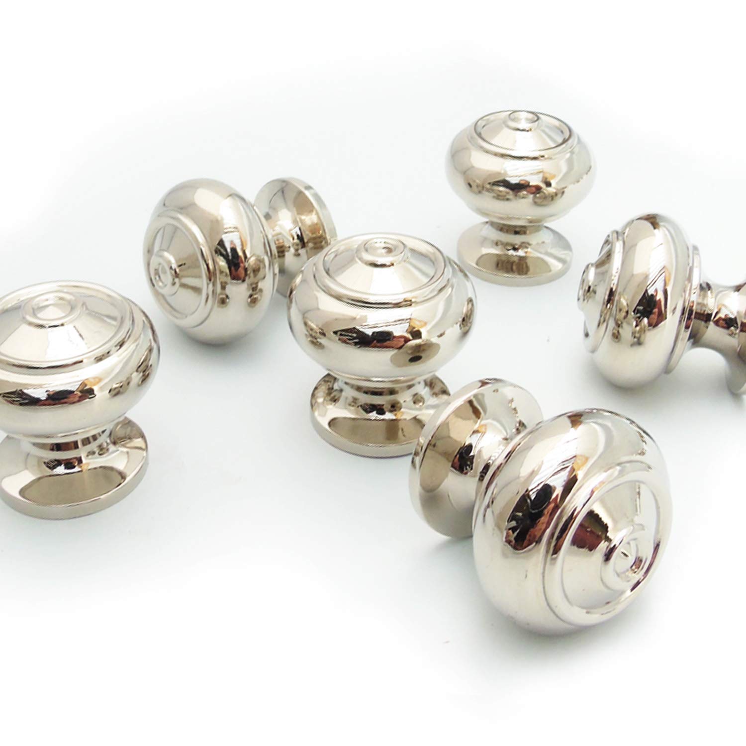 Jones & Grey Nickel - Bloxwich Antique Cabinet Kitchen Drawer Knobs Handles Polished