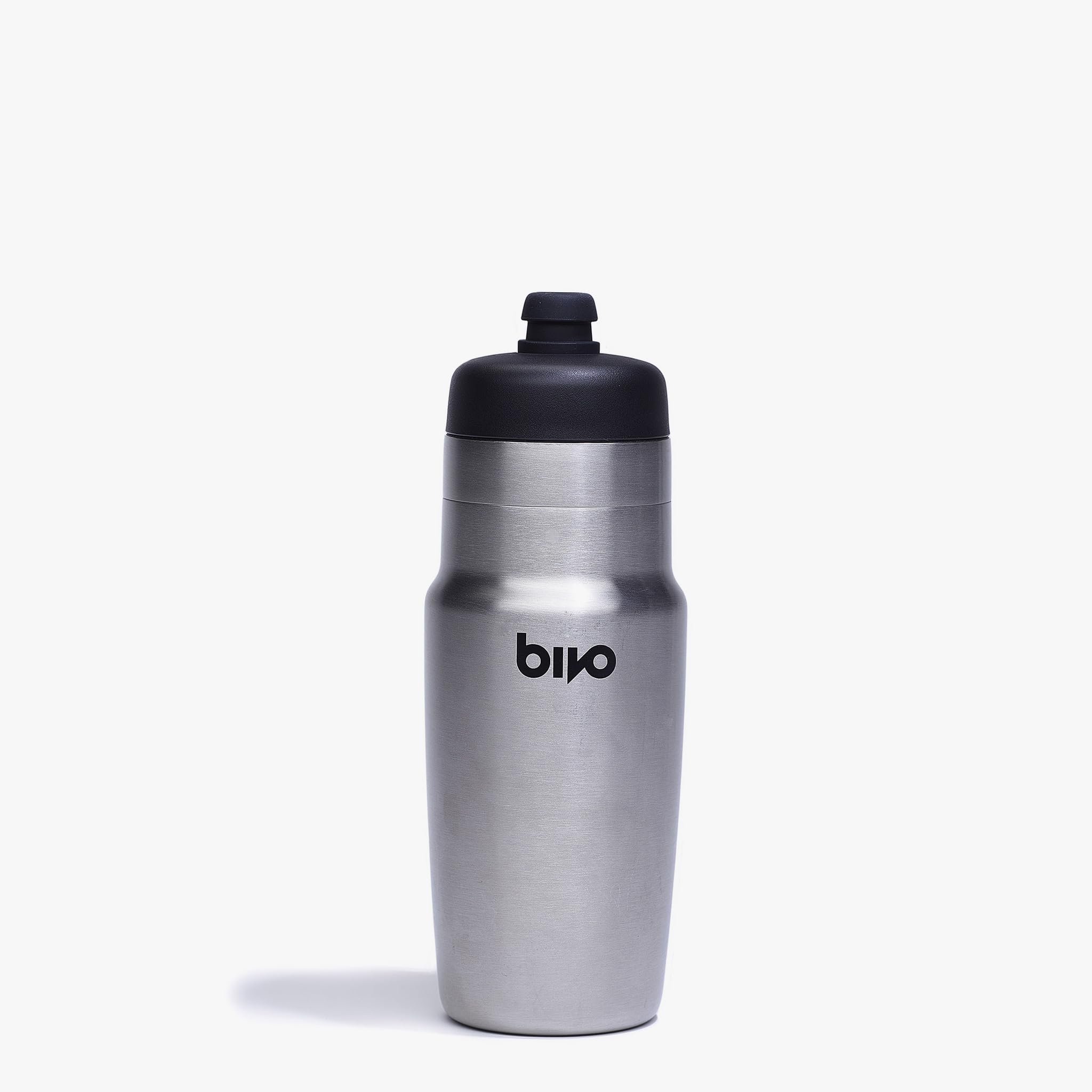 Bivo One 21oz Non Insulated Stainless Steel Bike Water Bottle - Lightweight for Cycling, Travel, Kids - No Plastic Taste, Fits Most Cages, Dishwasher