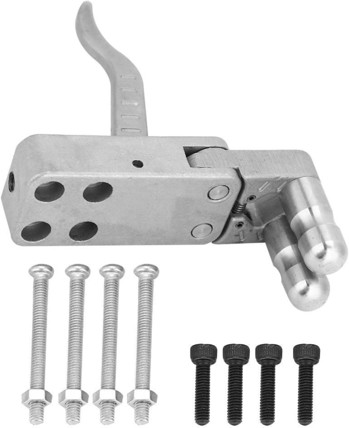 Jadeshay Slingshot Release Device,Slingshot Catapult Trigger Stainless Steel Strong Force Slingshot Release Device Accessory Replacement with 8 Screws for DIY Slingshot Rifle Trigger Hunting Slingshot