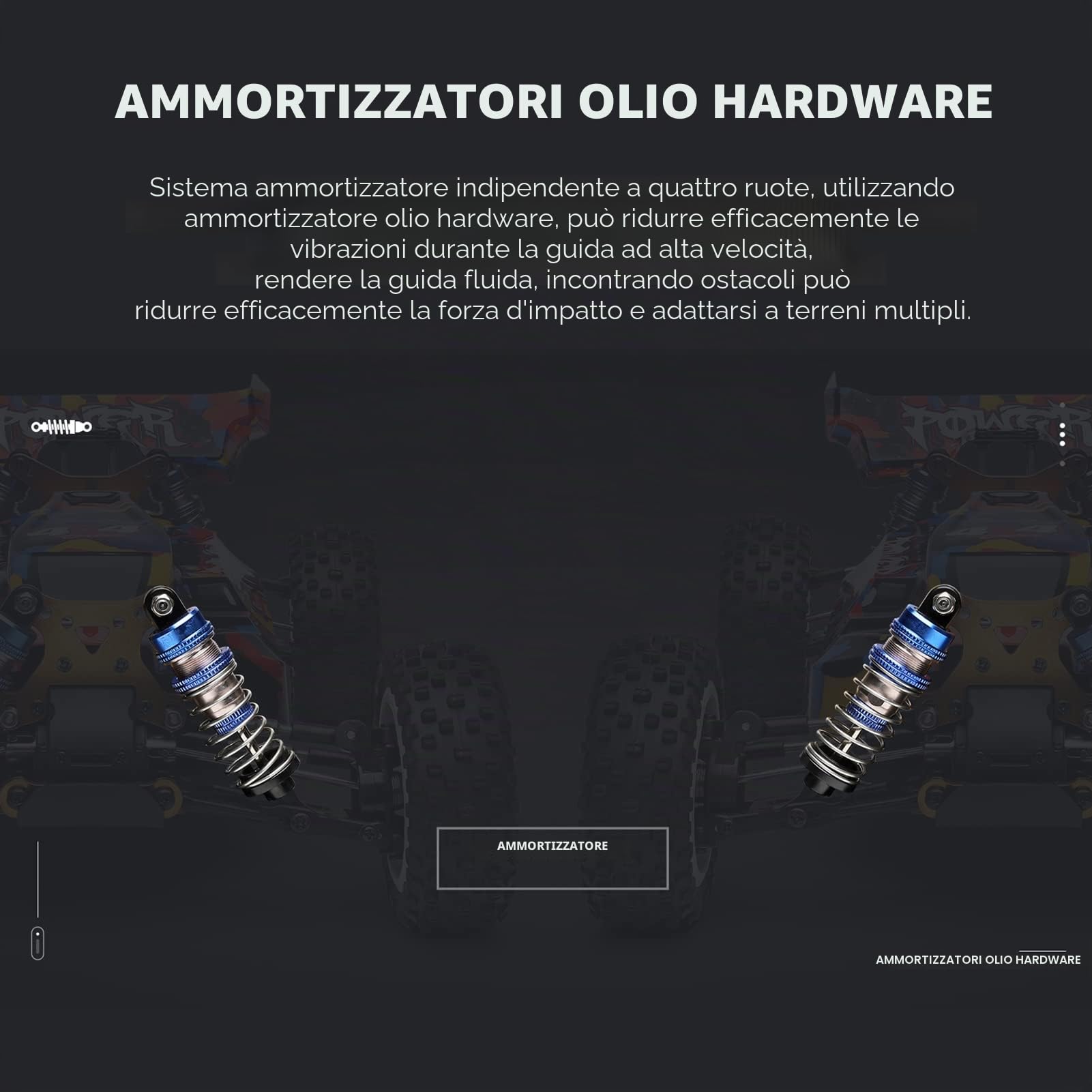Goolsky Auto radiocomandata 1/12, 75 km/h, auto radiocomandata, fuoristrada, ad alta velocità, 2,4 GHz, 4 WD RTR, motore senza spazzole, telaio in metallo, crawler RC Buggy Crawler