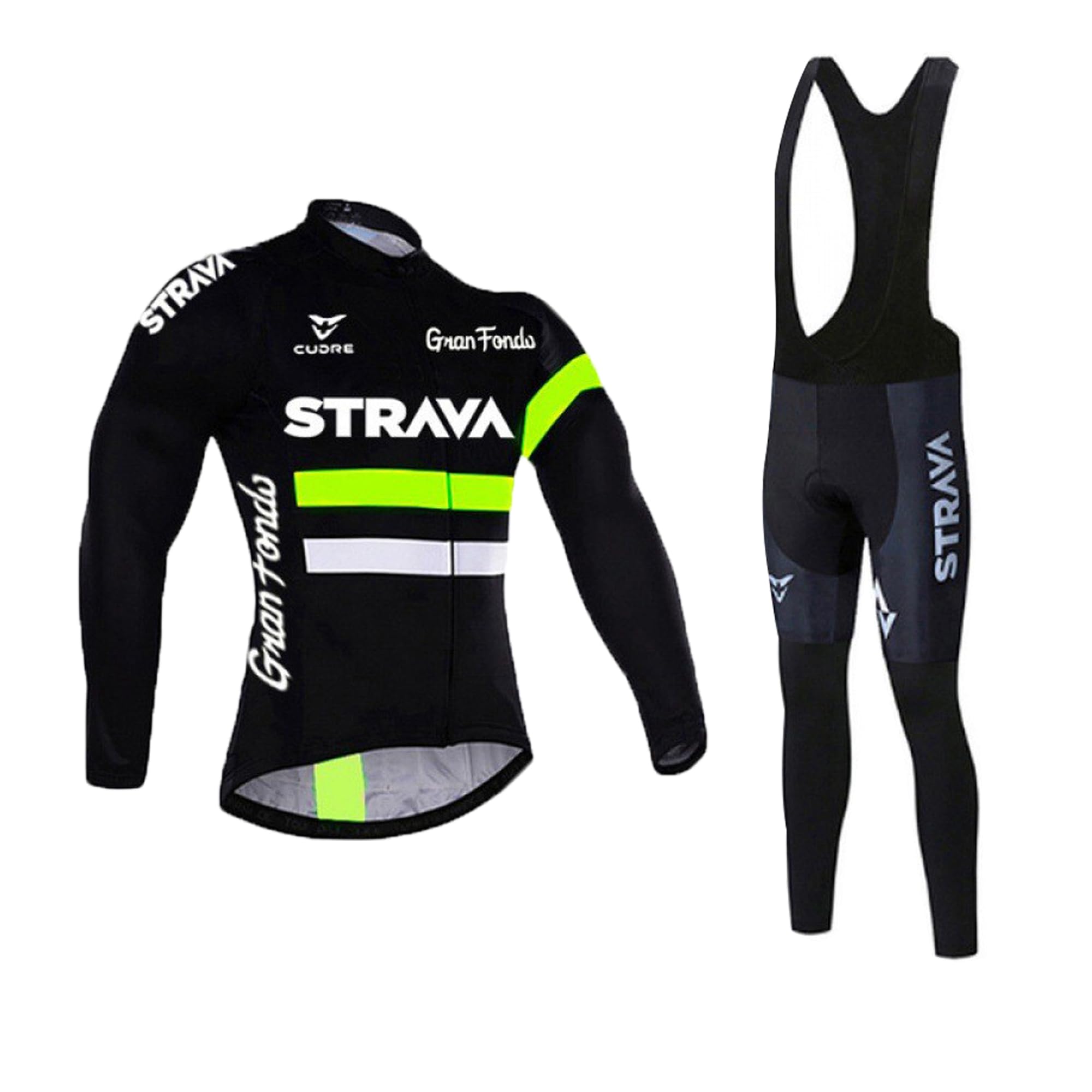 Abbigliamento Ciclismo Uomo Invernale Completo Abbigliamento Ciclismo Bici Pile Maglia Tuta Bicicletta +Pantaloni Imbottiti Con 3D Gel pad Traspirante Sportivo