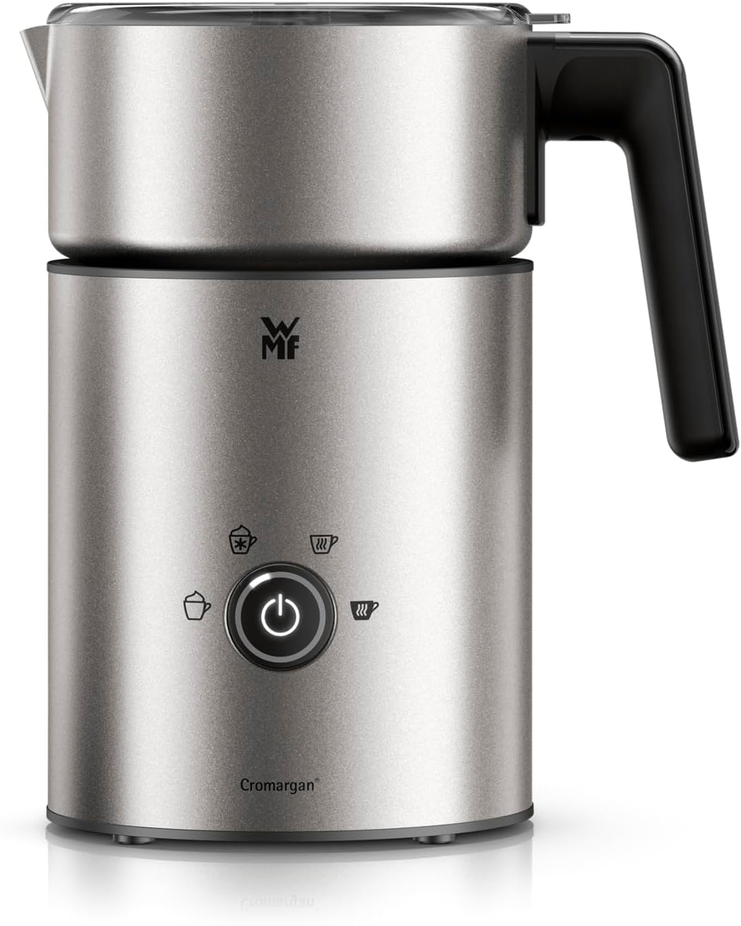 WMF Lono Silk Milk & Choc Induktions-Milchaufschäumer, elektrischer Milchschäumer, heiß & kalt, 150–500 ml, Barista Milchaufschäumer für Cappuccino, Latte & heiße Schokolade, Kuh- & pflanzliche Milch