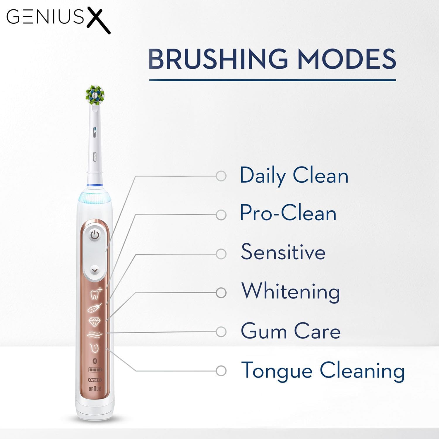 Oral-B Genius X Electric Toothbrush with Rechargeable Handle with