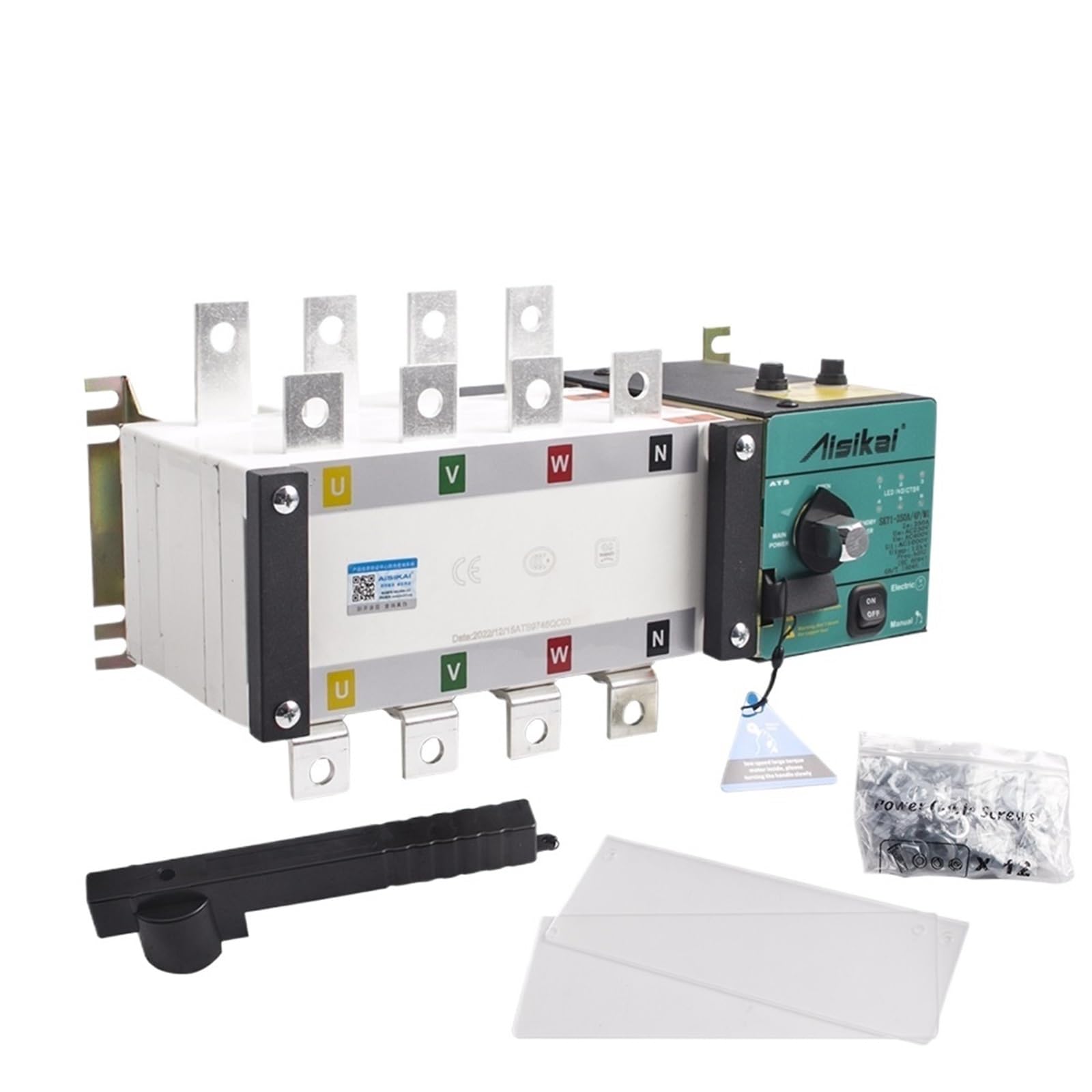 0P7BR328B 250A 300A 4P ATS Dual Power Automatic Transfer Switch AC220V Single Phase 3 Control Board Diesel Generator Parts