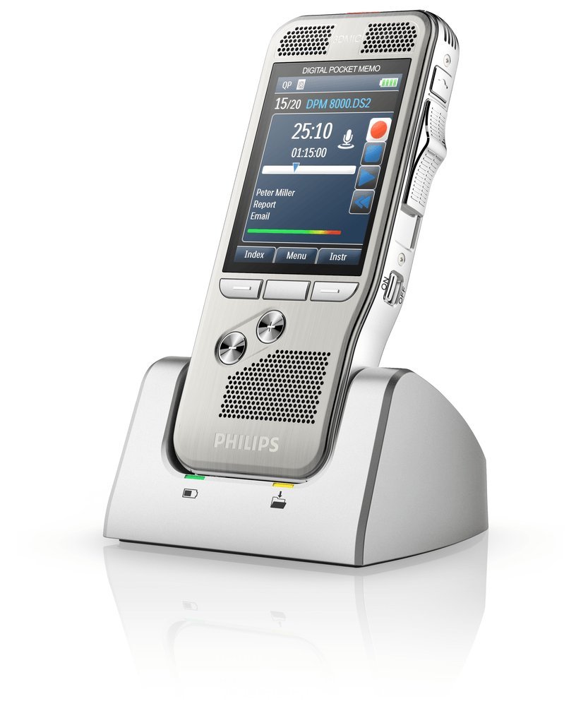 Philips Pocket Memo Diktiergerät DPM8000 ohne Software