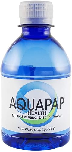 Miniatura 2 de AQUAPAP Paquete de 8 onzas de agua CPAP destilada al vapor  para uso con máquinas Resmed y Respironics