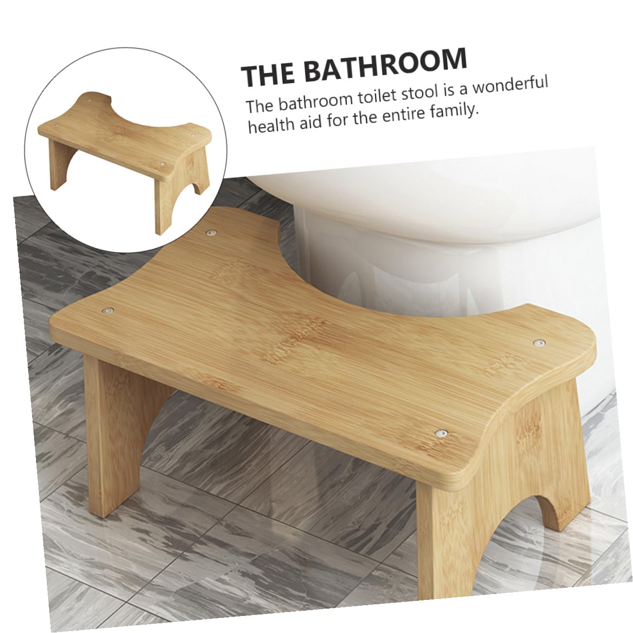 Sgabello per Wc Bambini Antiscivolo Piccolo Poggiapiedi Rialzato in Plastica Resistente Supporto Piede per Bagno e Cucina Uso Quotidiano