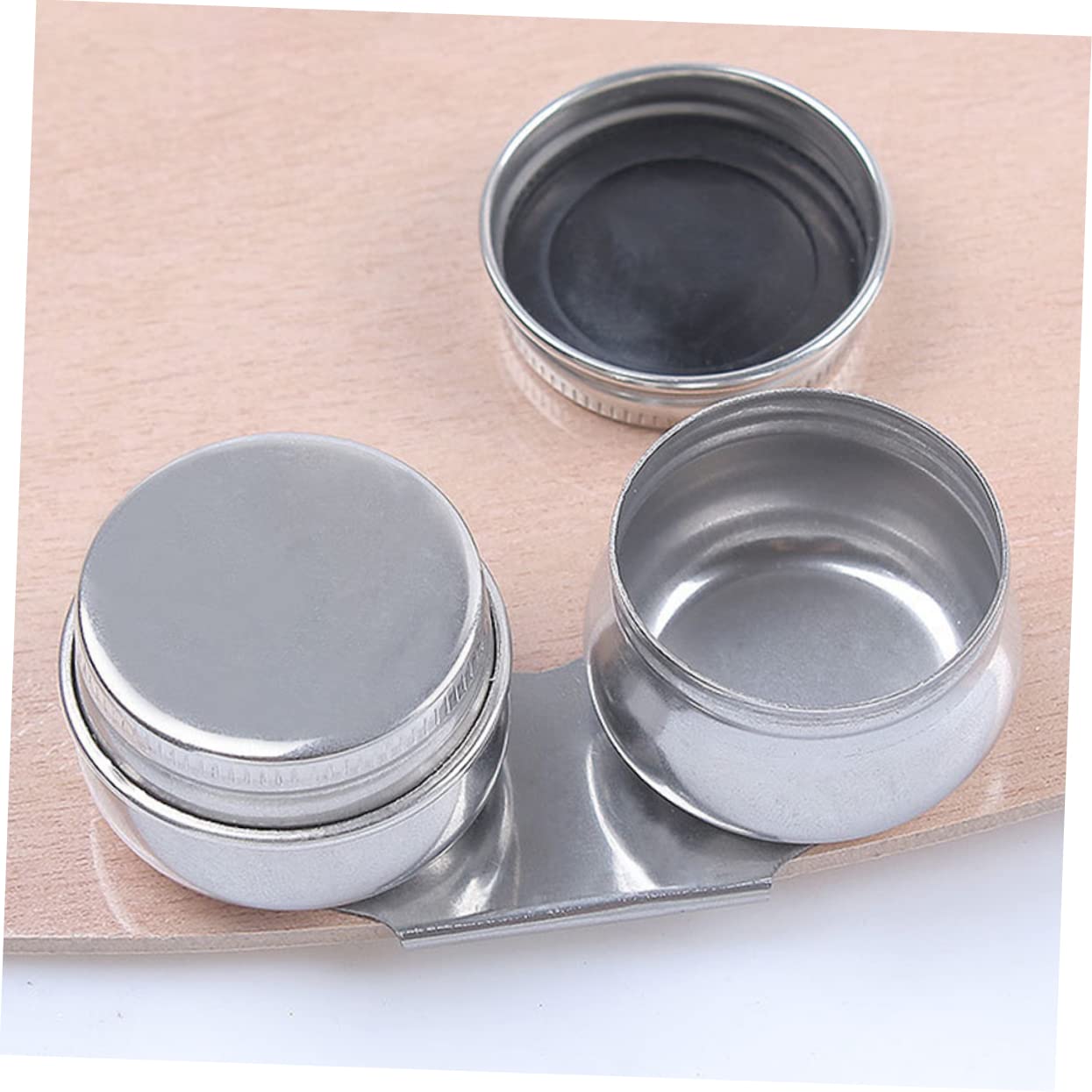 ERINGOGO Stainless Steel Palette Cup Oil Large Mouth Paint Water Cup for Artists