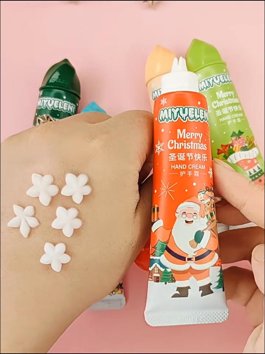 Weihnachts-Handcreme Geschenkset – 5 Mini-Handcremes, Mit Sheabutter Und Mandelöl, Für Trockene Hände