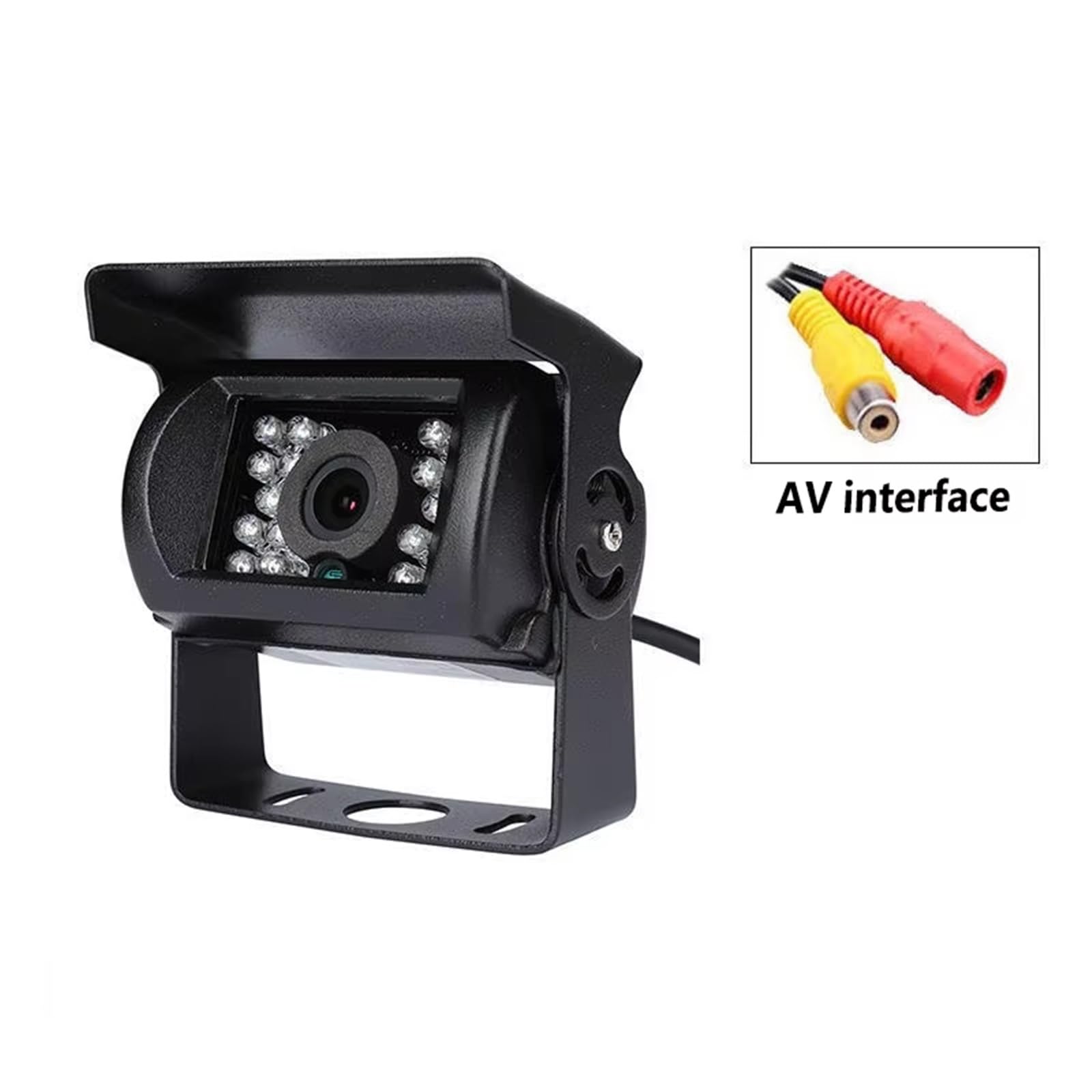 Ricambi auto Telecamera Posteriore CCD HD Parcheggio Pickup Rimorchio Per Camion Veicolo Impermeabile Notturno Per Carichi Pesanti 18 IR Mirino per auto(Orange)