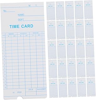 Veemoon 100pcs Management Cards for Employee Attendance Reco