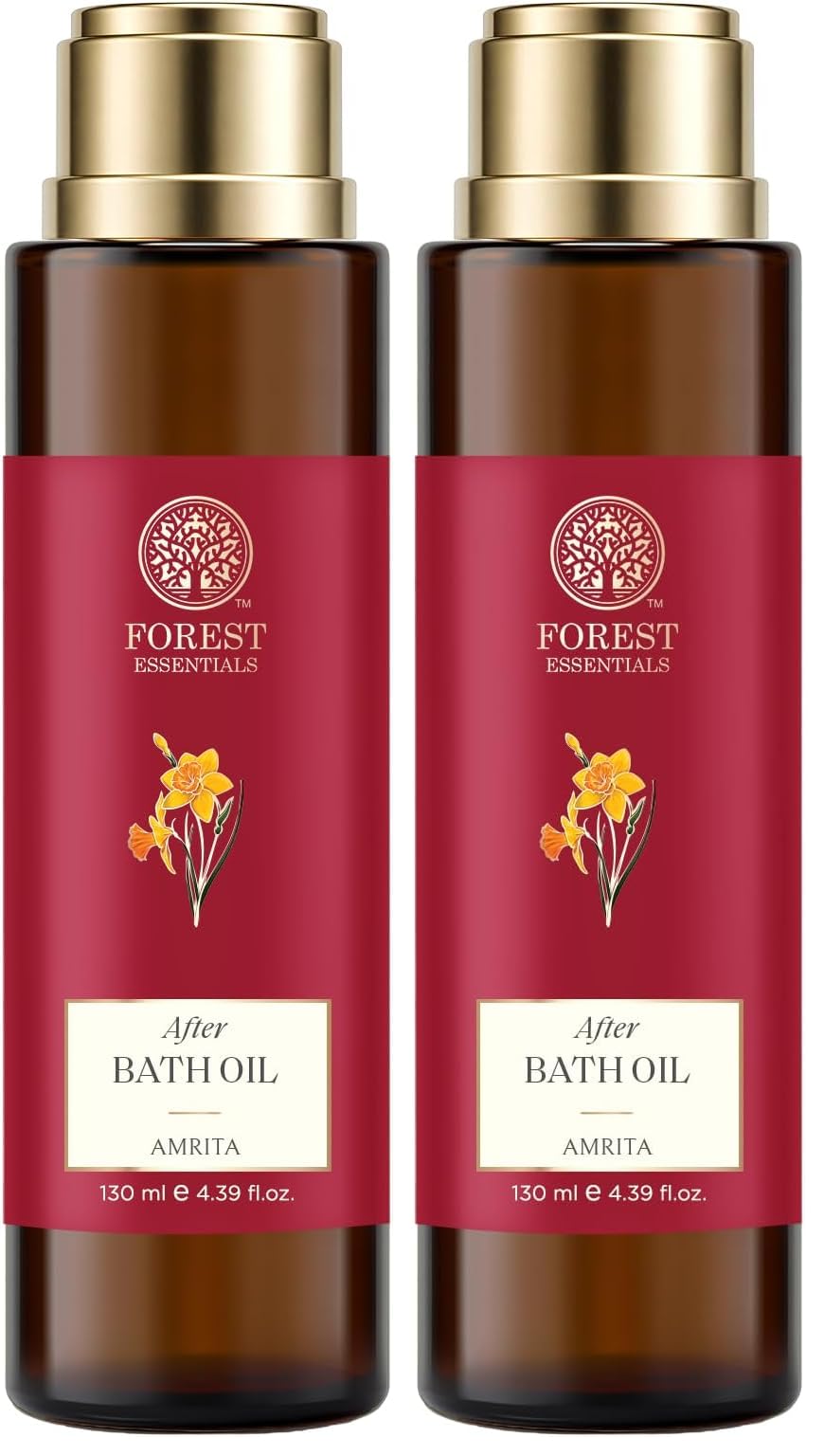 Forest Essentials After Bath Oil Nargis | After Shower on Wet Body | Keeps Hydrated in 2 Mins | Lightly Scented & Soft Finish | For Daily Use (Pack of 2)-picture-31