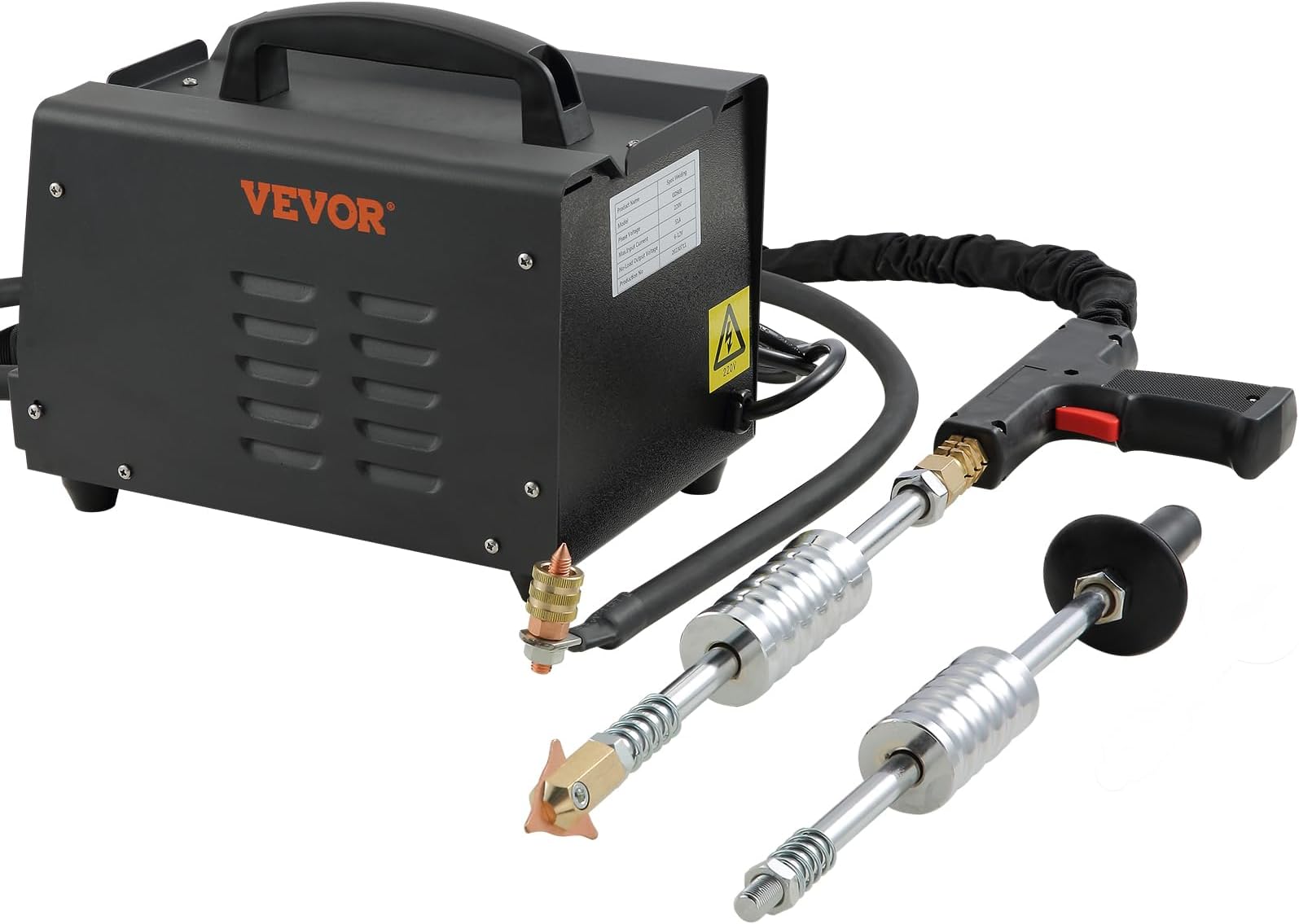 VEVOR 110V Spot Welder Dent Puller 3000W Stud Welder Dent Repair Kit 7 Models Spot Welder for Car Body Dent Repair