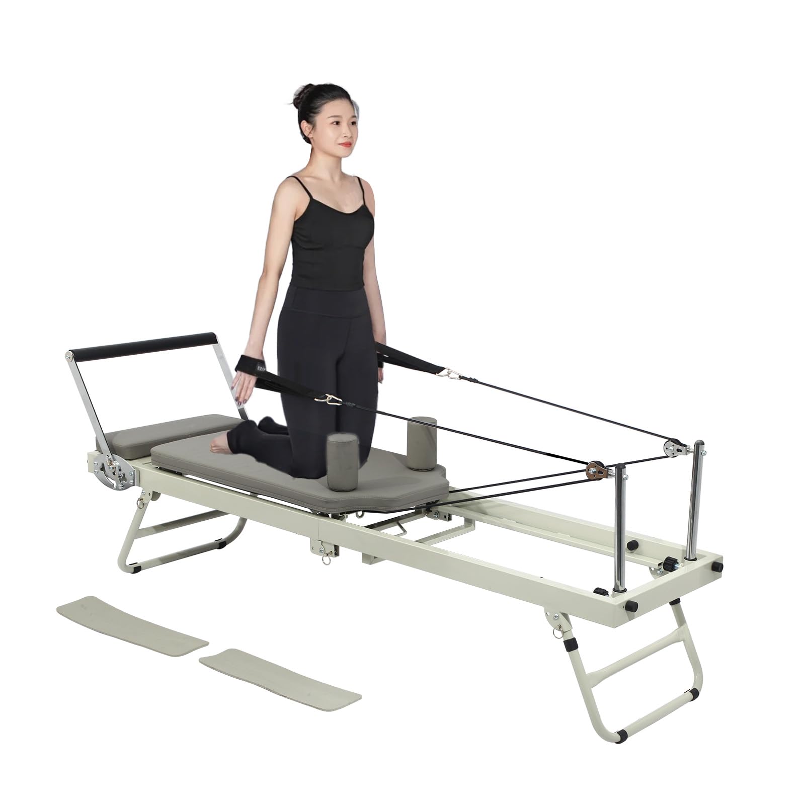 Pilates Reformer Machine ,Foldable Pilates Machine Equipment for Home,Suitable for Beginners and Intermediate Users