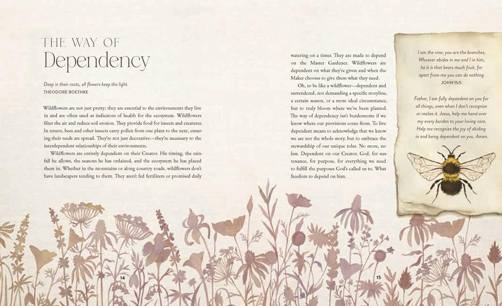 The Way of the Wildflower: Gospel Meditations to Unburden Your Anxious Soul – The Perfect Mother’s Day Gift for Christian Moms      Hardcover – October 14, 2025