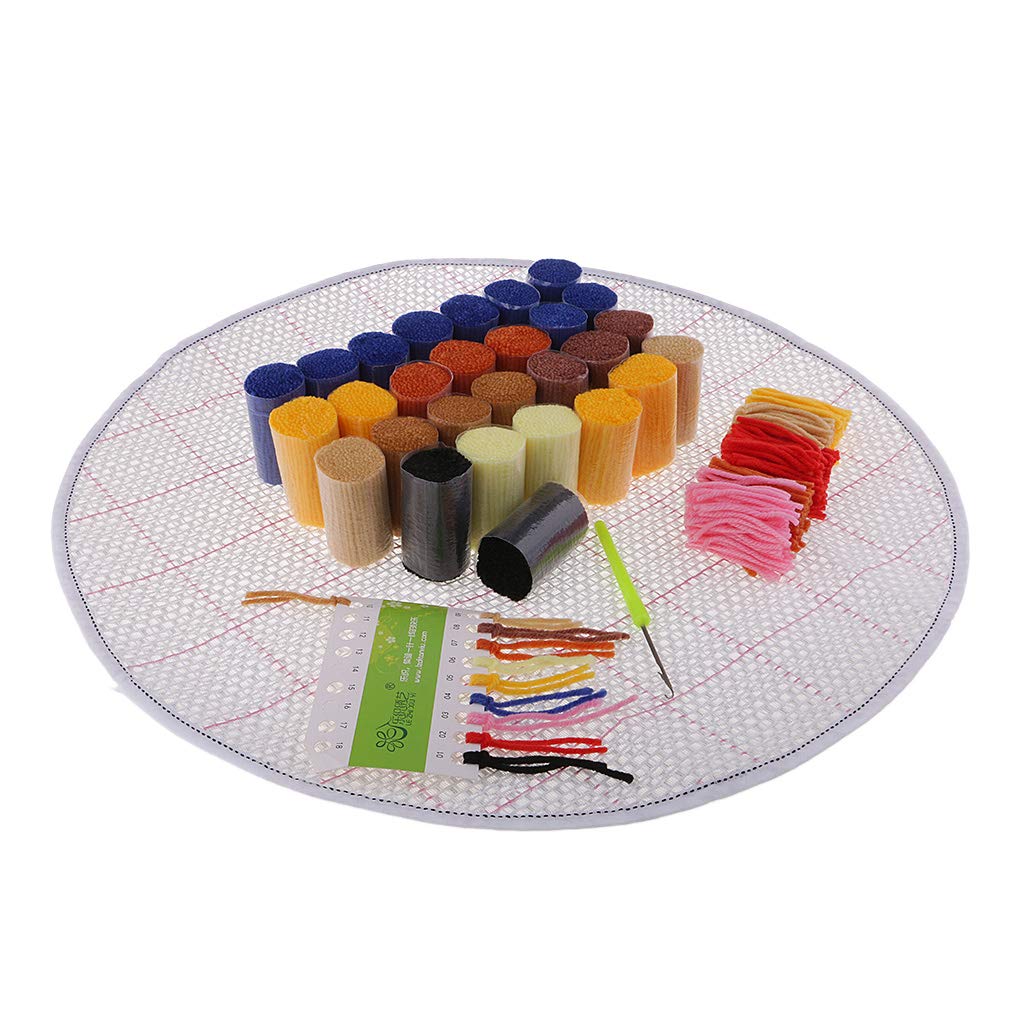 Latch Hook Kits Carpet Latch Hooking Rug Kits Cushion Embroidery Toy Bear