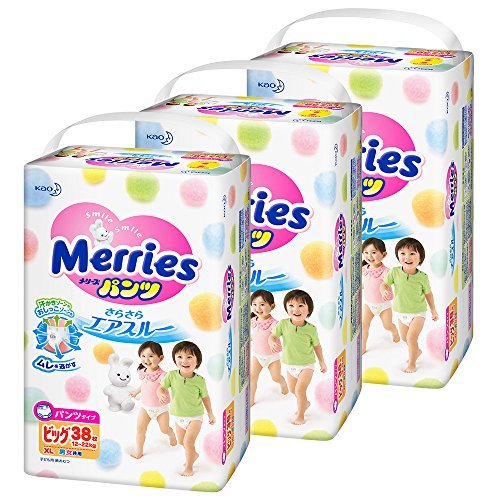MerriesMary's Pants Big Size (12 ~ 22 kg) Susaa Air Thru 38 Japan