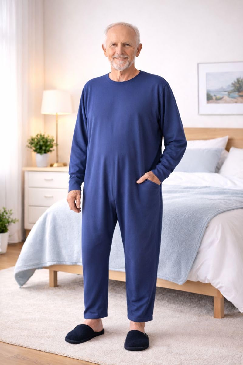 Pyjama pour homme, 100 % coton, fabriqué en Italie