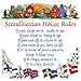 Essence of Europe Gifts E.H.G Swedish Gift Wall Tile: Scandinavian House Rules